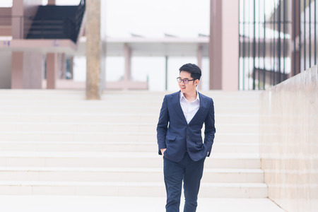 portrait of business man, asia business styleの写真素材