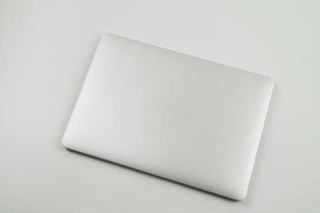 laptop and mouse isolated on white background, Technology conceptの写真素材