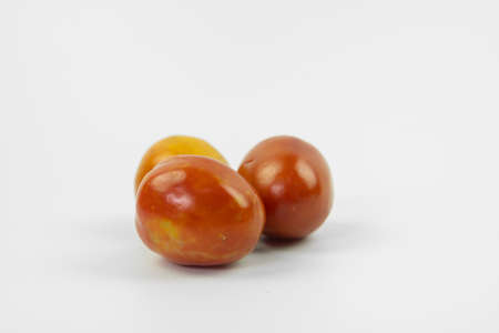 tomato isolated on white backgroundの写真素材