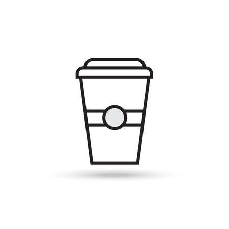 letter heard icon on white backgroundのイラスト素材
