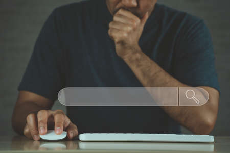 Business finance technology and investment concept. Businessman analysing forex and crypto currency trading graph. Stock market investments funds and digital assets.の写真素材