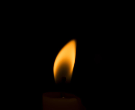 The candle flameの写真素材