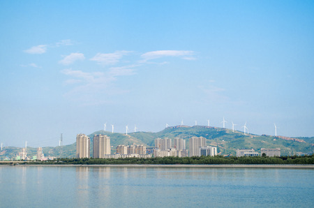 Small town sceneryの写真素材