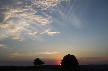 Sunset viewの写真素材
