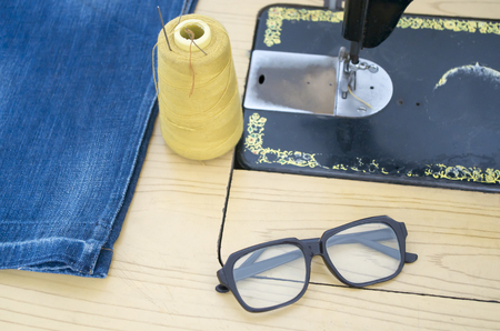 sewing machineの写真素材