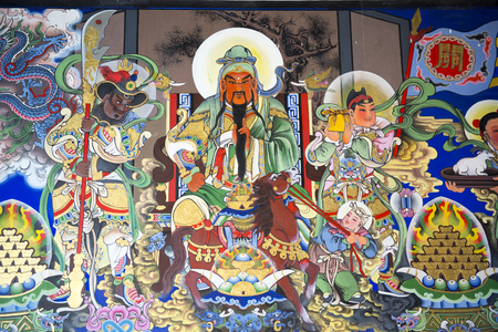 Visit the Luoyang Guan Lin Temple Scenic Area in winterのeditorial素材