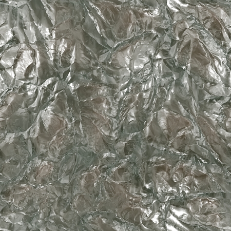Aluminum foil seamless texture illustrationの写真素材