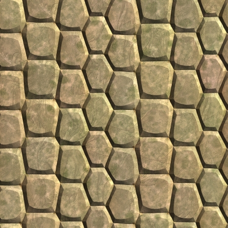 Sidewalk blocks abstract background の写真素材