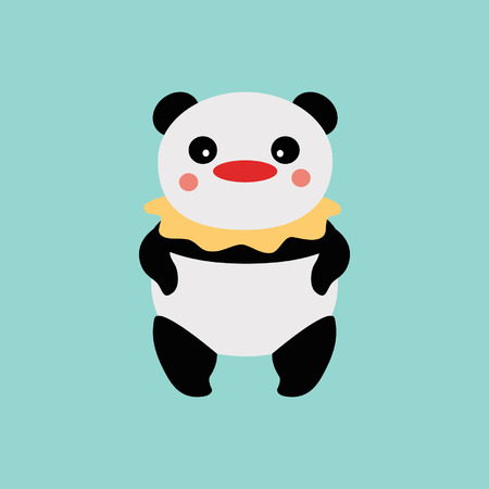 panda clownのイラスト素材