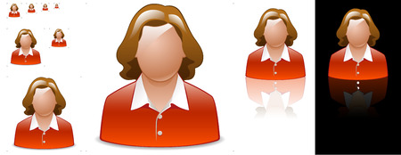 female iconのイラスト素材