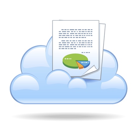 Cloud Documentのイラスト素材