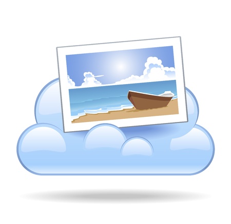 Cloud Photoのイラスト素材