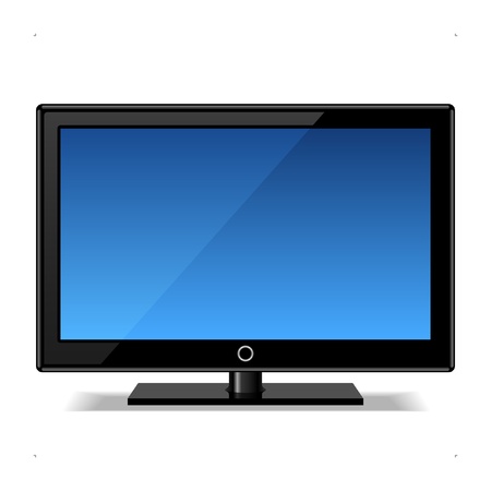 LCD TVのイラスト素材