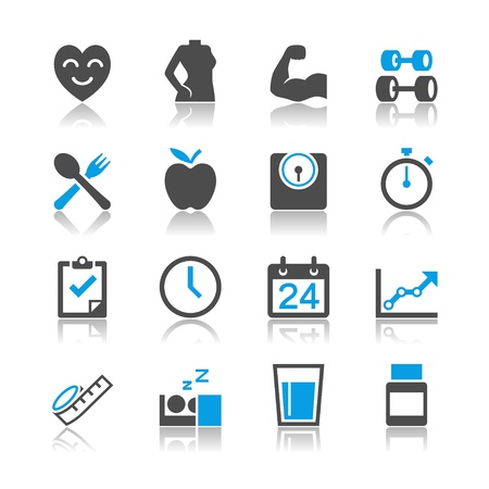 Simple vector icons. Clear and sharp. Easy to resize. EPS10 file contains opacity masks.のイラスト素材