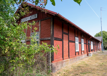 Old railway station Klatovyのeditorial素材