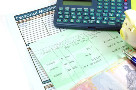 Personal monthly budget plan