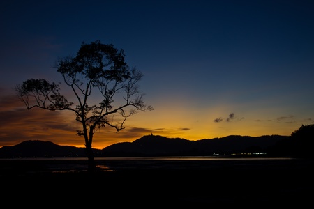 Colorful sky at sunset の写真素材