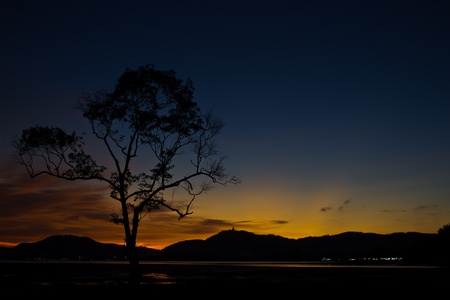 Colorful sky at sunset の写真素材