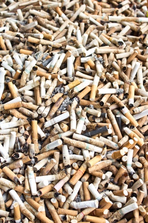 Cigarette buttのeditorial素材