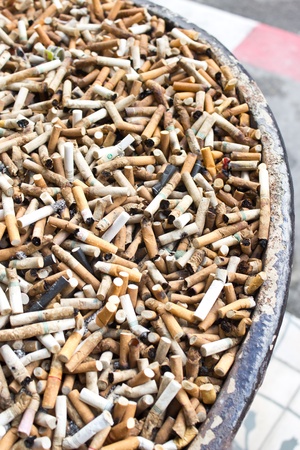 Cigarette buttのeditorial素材