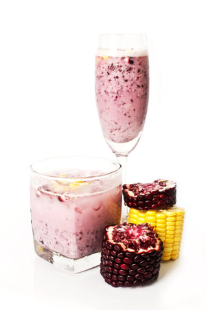 corn milk and corn 