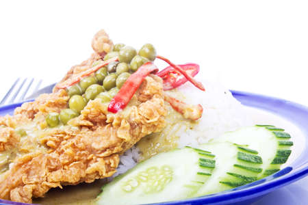 Green curry chicken の写真素材