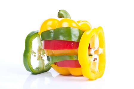Sweet Pepper, Bell Pepper, Capcicum の写真素材