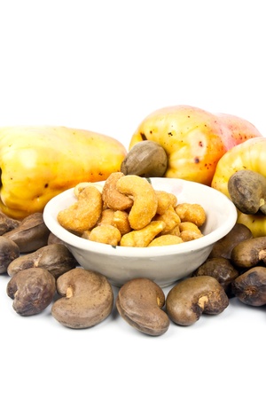 fresh cashew nutの写真素材