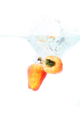 Cashew Nut Apple and Fresh Cashew Nut の写真素材