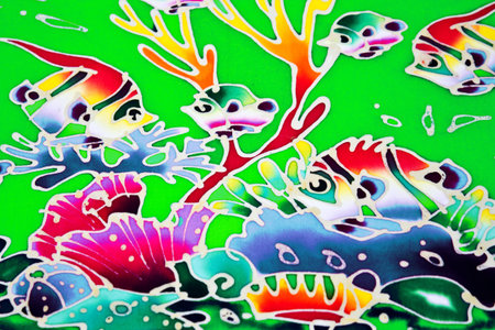 local phuket batik pattern
