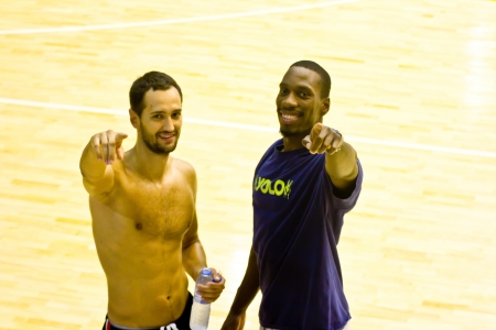 PHUKET THAILAND-SEPTEMBER 22 Unidentified players of Team Unity from USA securing a gold medal in TOA Thailand Open 2012 Phuket Championship on September 22 ,2012 at Phuket Thailand のeditorial素材