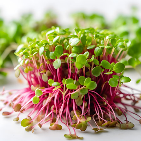 Beet microgreens are jam-packed with various vitamins and mineralsの素材