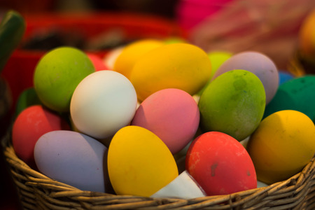 Colorful Easter Eggsの写真素材