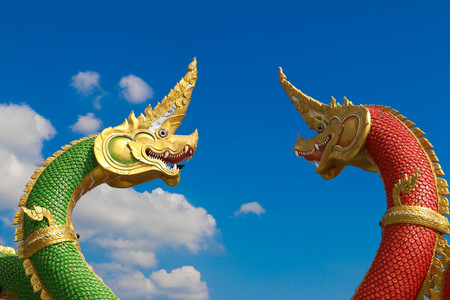 King of Naga - the great snakeの写真素材