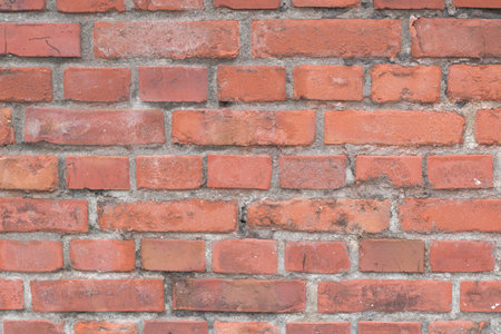 red orange brick wall texture background