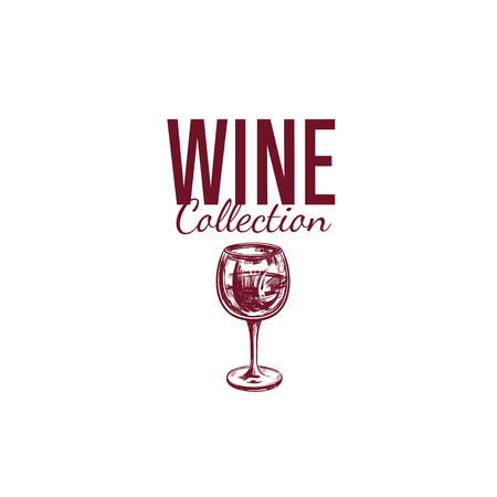 Wine shop label, cover 3のイラスト素材