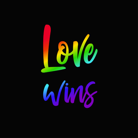 LGBT concept with rainbow 3の写真素材