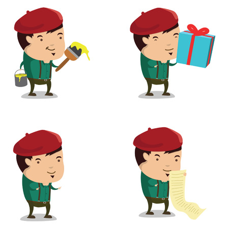 Artist Mascot 3のイラスト素材