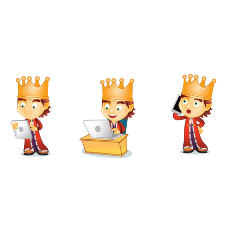 King Mascotのイラスト素材