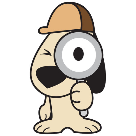 Search Dogのイラスト素材