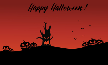 Backgrounds halloween pumpkin and monster vector illustrationのイラスト素材