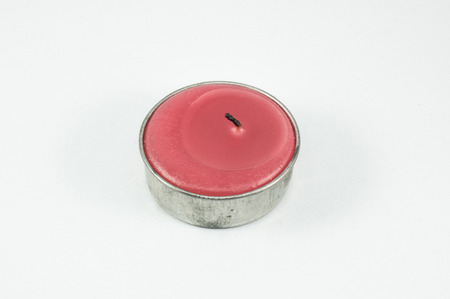 Aromatherapy Candle in white backgroundの写真素材