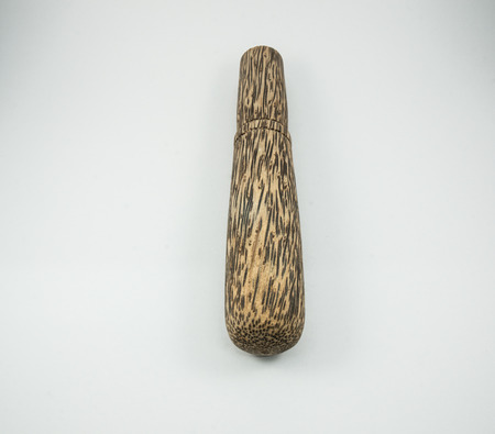 wood pestle isolateの写真素材