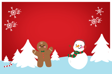 snowman christmas cardの写真素材