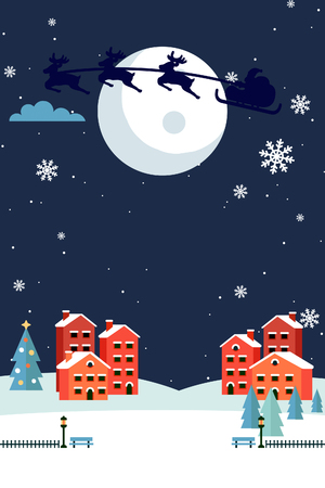 santa claus christmas cardの写真素材