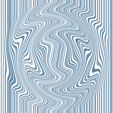 Abstract background with optical illusion. Vector illustration. Blue and white colors.の写真素材