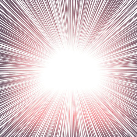 Background material, intensive line, beam, light, radiation, starburst, radial, outer space, cartoon, effectの写真素材