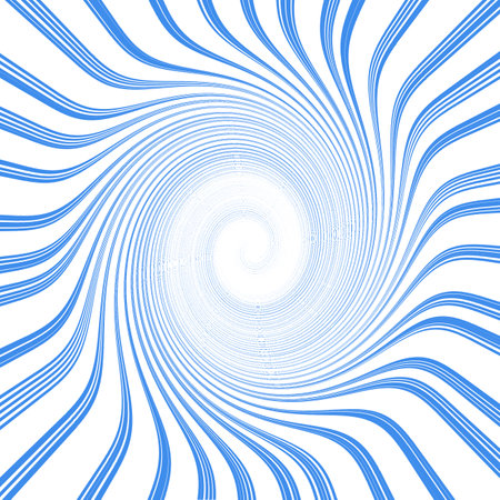Abstract background with blue spirals. Vector illustration for your design.の写真素材