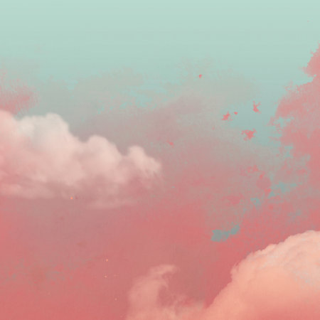 Abstract colorful pastel gradient with beautiful soft cloud on sky for background Night, Sky, Sunset, Star, Cloud, Expanse, Universe, Black hole, Evening, Dawn, Spaceの写真素材