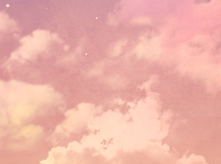 Soft cloudy is gradient pastel, Abstract sky background in sweet colorの写真素材
